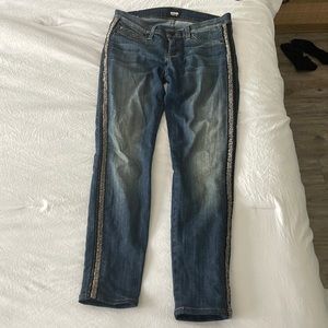 Hudson stretch jeans with beads